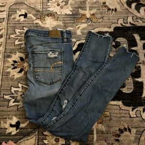 American Eagle high rise skinny jeans